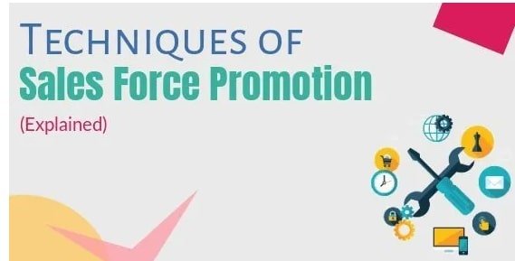 The different sales promotion techniques