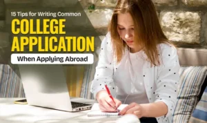 Writing Common College Application